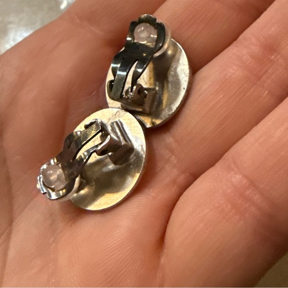 Chanel earrings silver 2000 Autumn clip on silver earrings - Picture 5 of 11